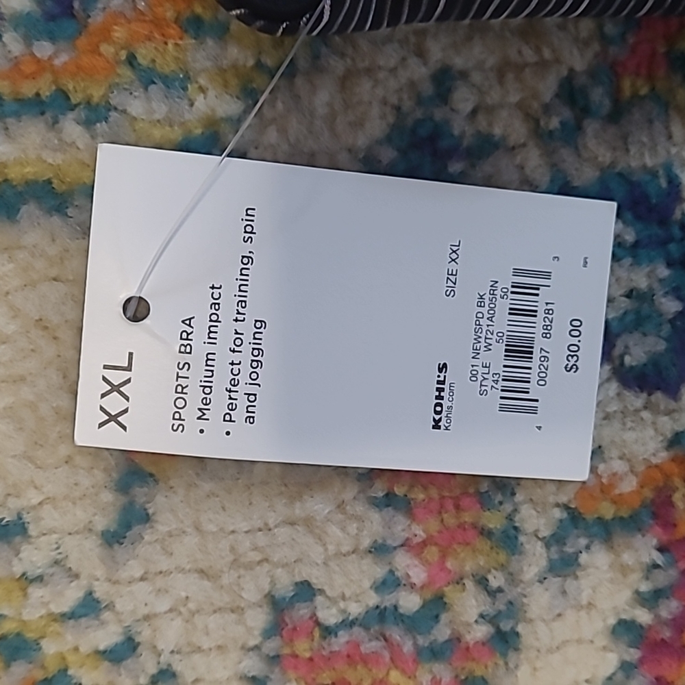 NWT Tek Gear sports bra - Picture 3 of 4